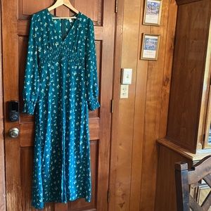 Floral Green Dress